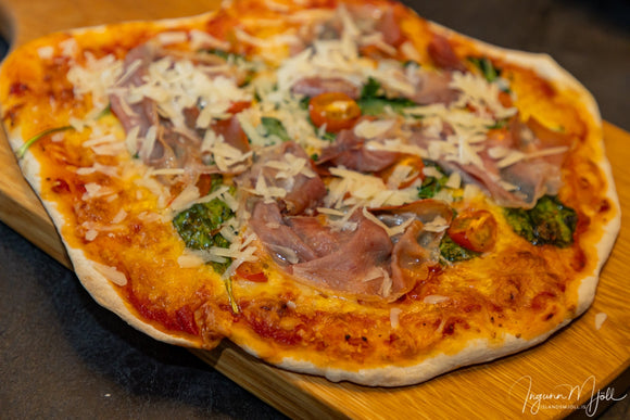 Spínat pizza