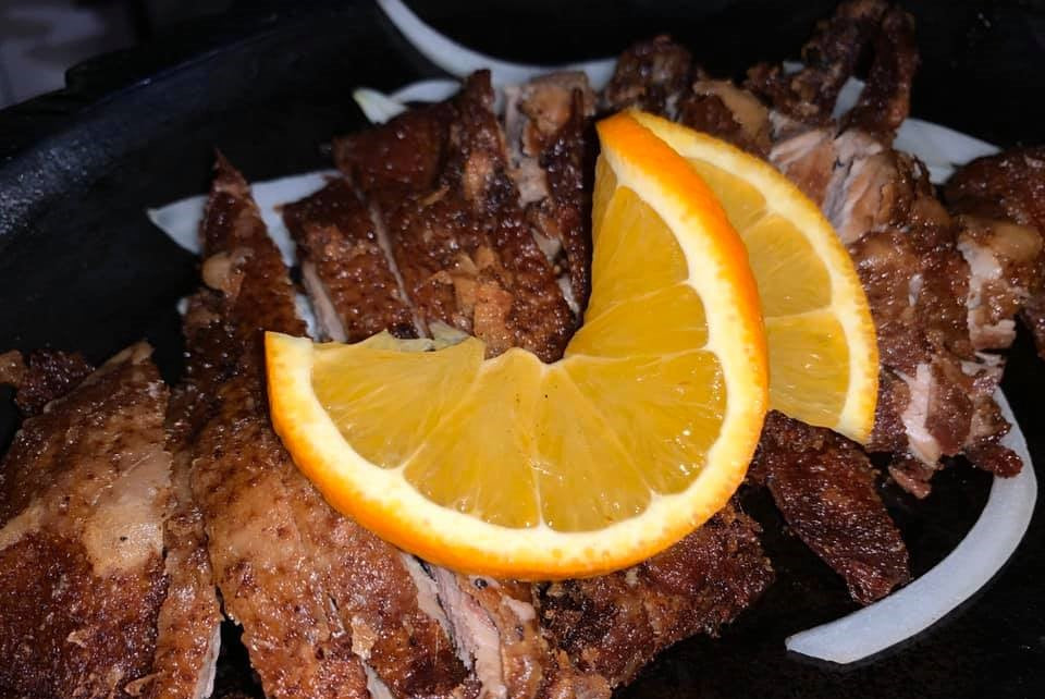 Önd í appelsínusósu