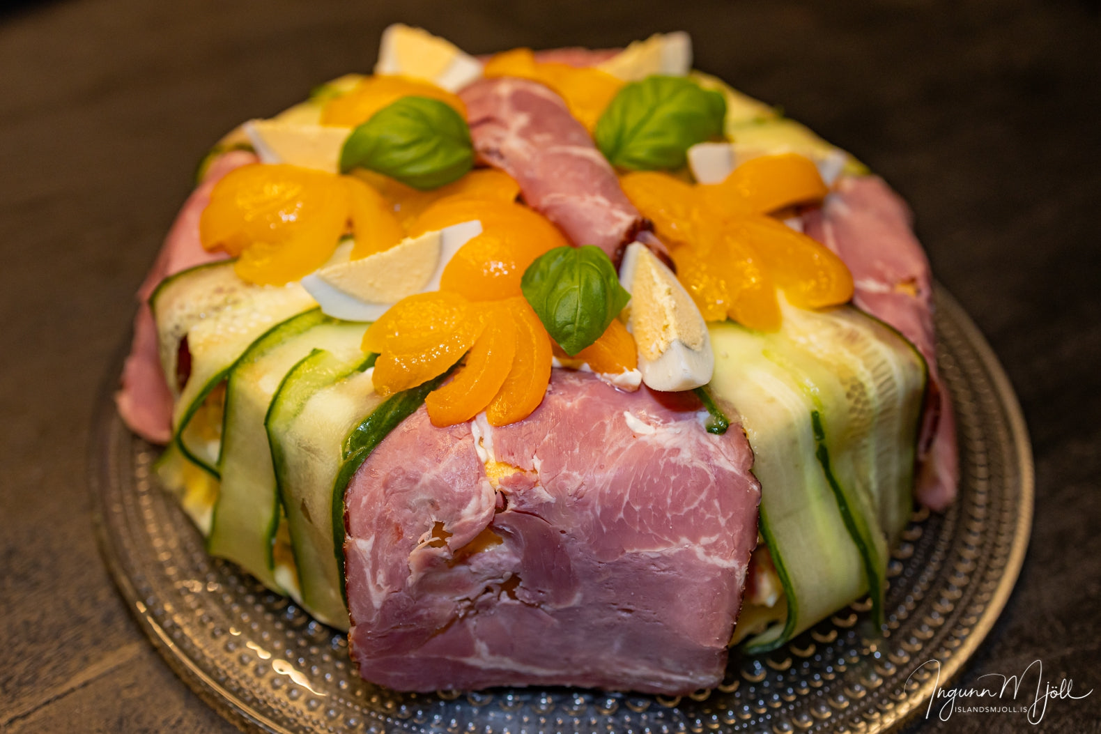 Hangikjöts skonsubrauðterta!