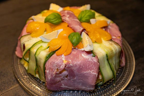 Hangikjöts skonsubrauðterta!