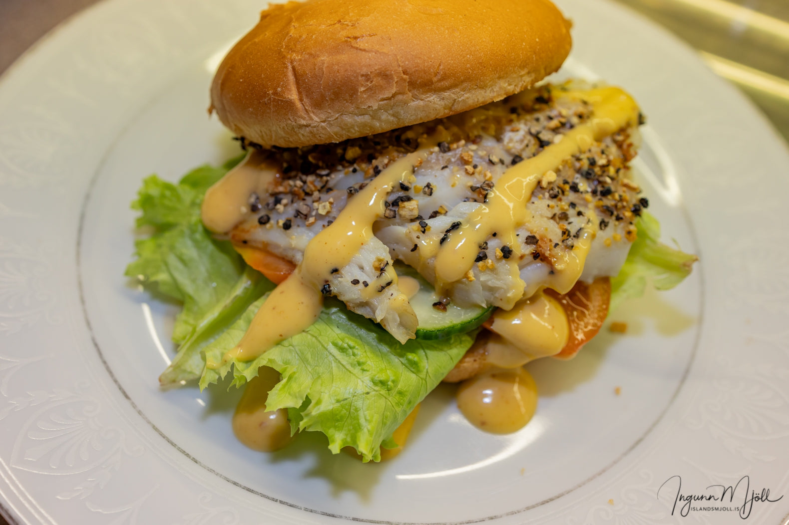 Saltfisks hamborgari!