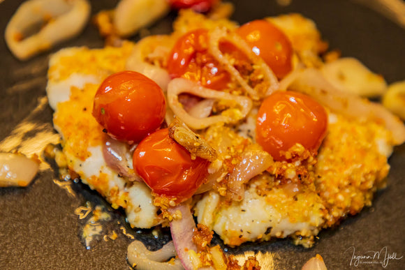 Ýsa í sesam og kókosraspi