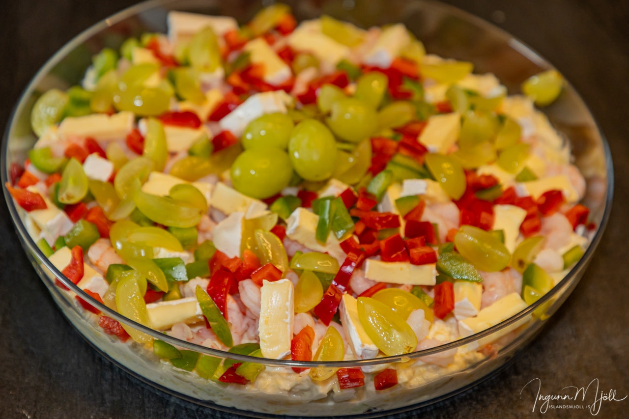 Ferskur rækjuréttur kaldur