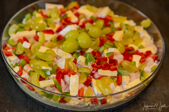 Ferskur rækjuréttur kaldur