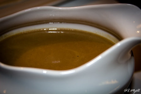 Gráðostasósa brún