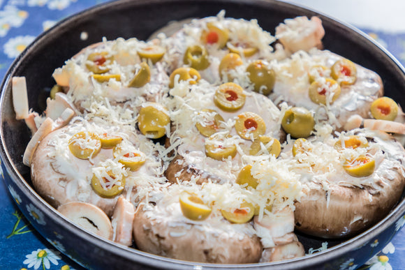 Fylltir Portopello sveppir