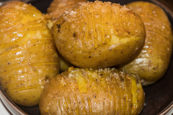 Bakaðar kartöflur riflaðar!