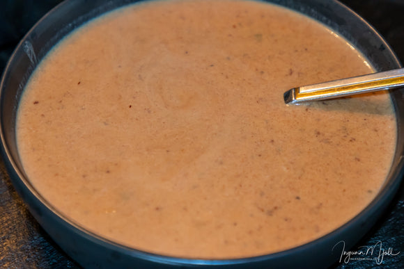 Döðlurjómasósa með gráðosti