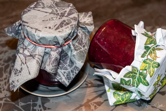 Rabarbarasulta með kirsjuberjum