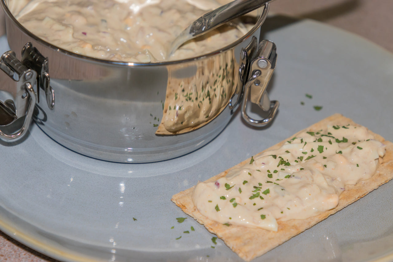 Túnfisksalat með sætu sinnepi