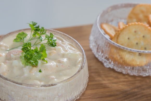 Rækjusalat með Curry Mango