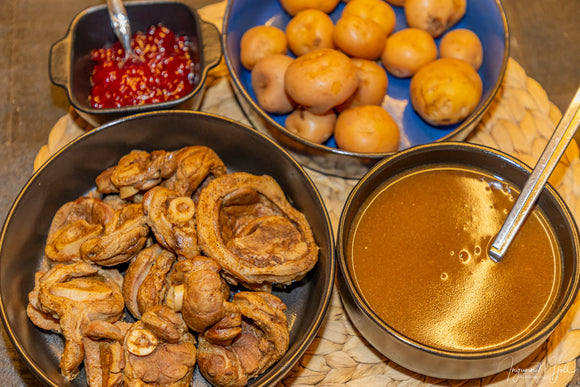 Kubbasteik í brúnni sósu