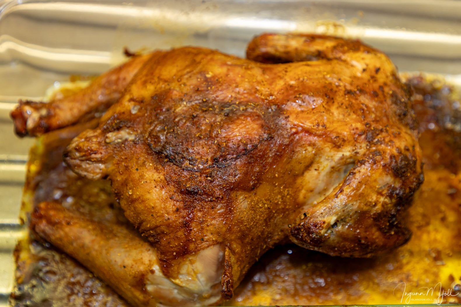 Heilgrillaður kjúklingur!