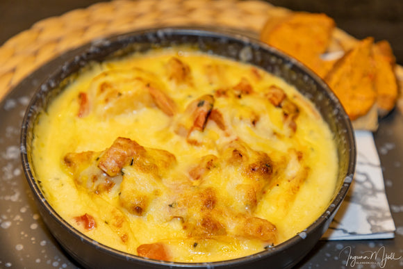 Gratineraður pestófiskur