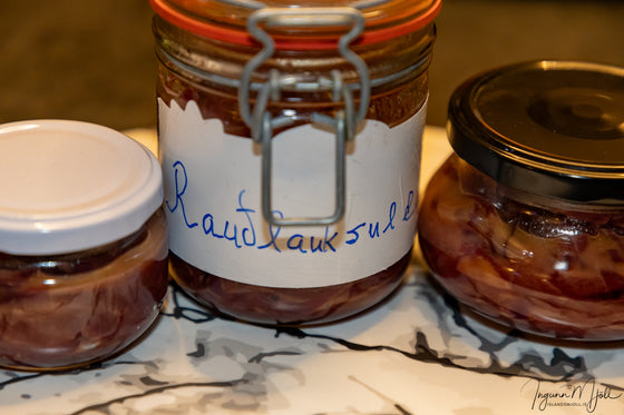 Sultaður rauðlaukur