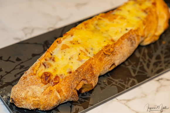 Langbrauð með bökuðum!