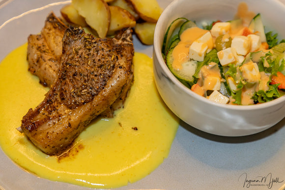 Lambakjöt með karrísósu