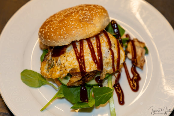 Barbeque kjúklingaborgari