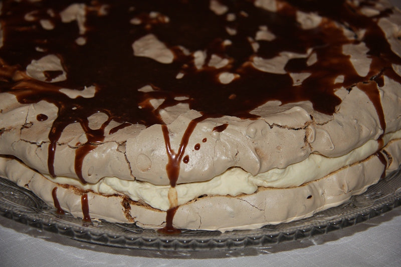 Marensterta með karamellubráð