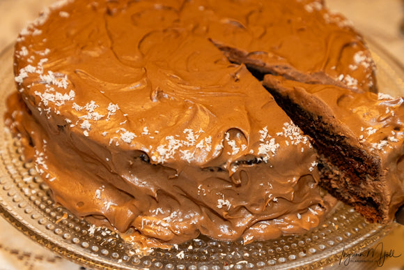 Súkkulaðikaka með smjörkremi