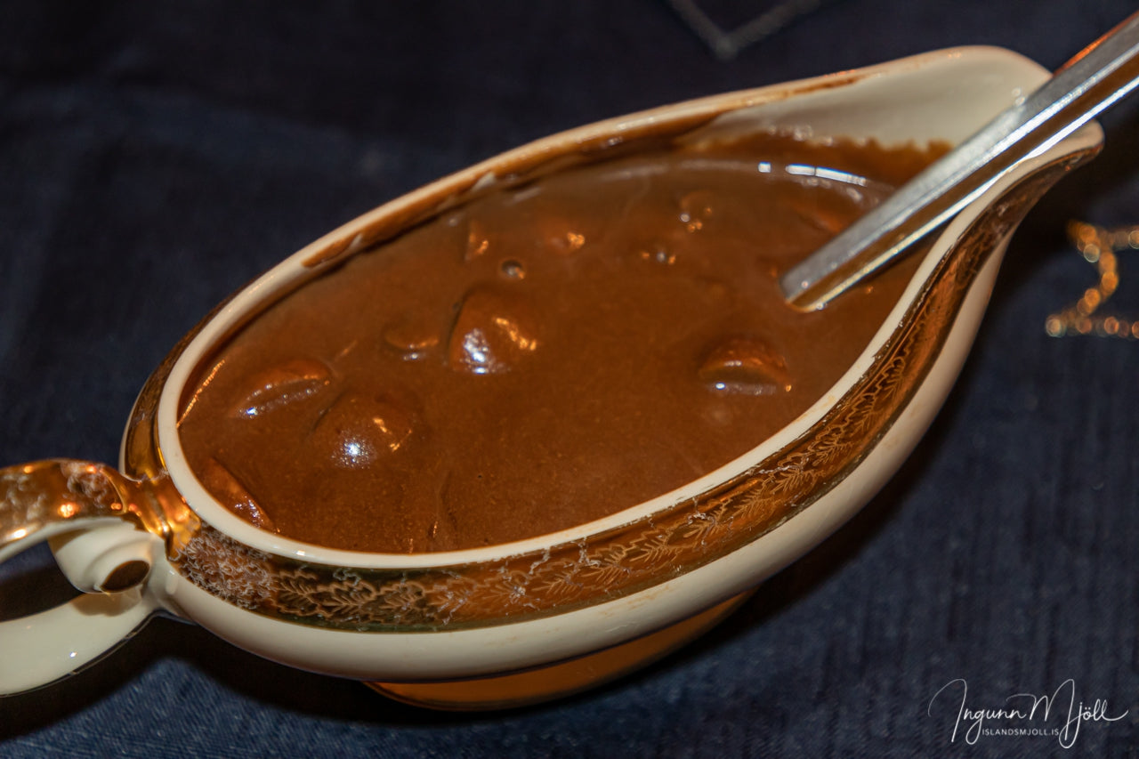 Rjómalöguð sveppasósa