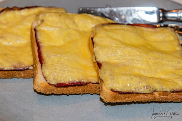 Brauðsneiðar í ofni