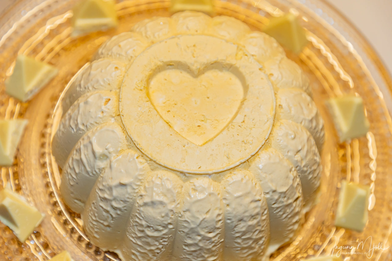 Ís með hvítu Toblerone