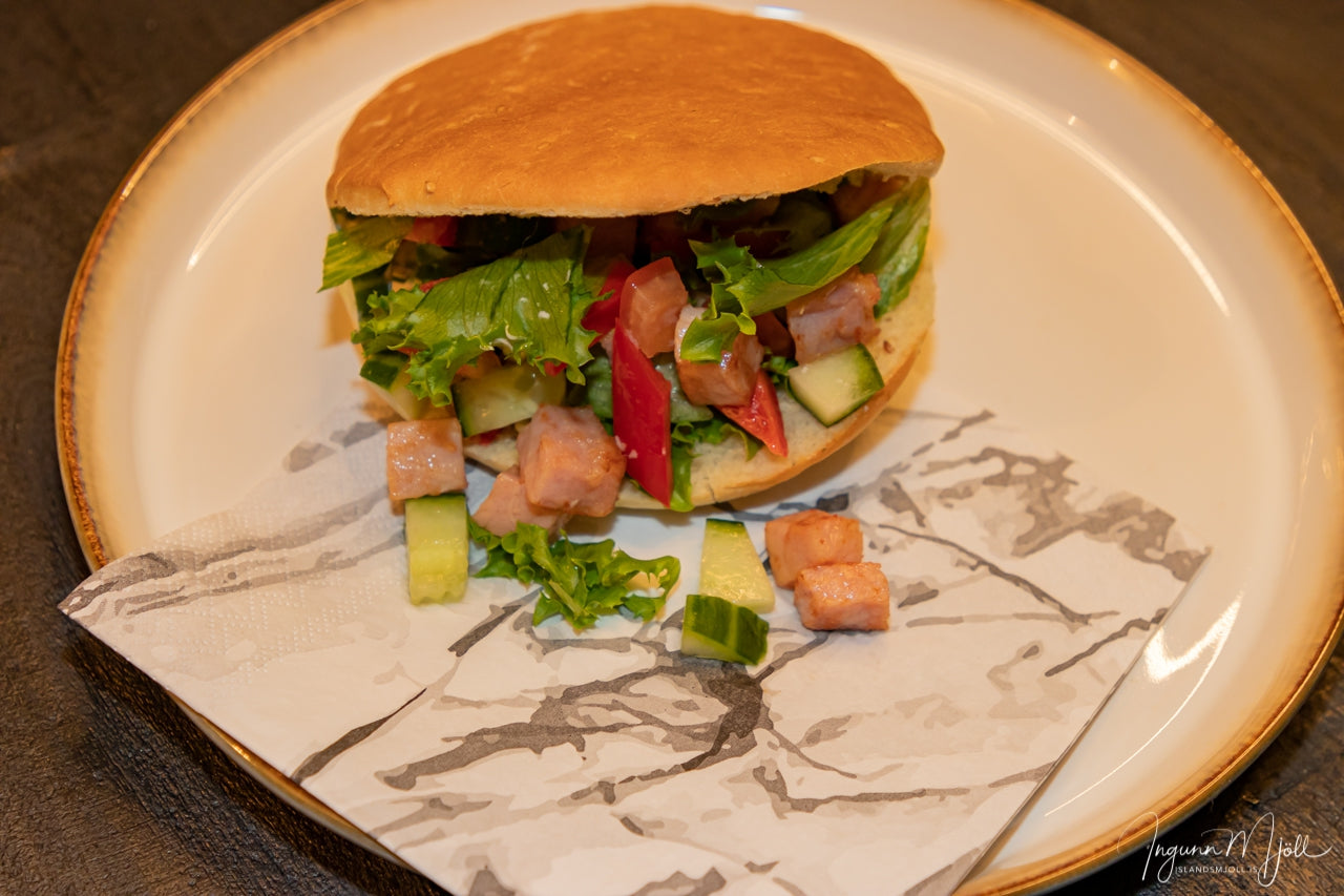 Píta með hamborgarhrygg