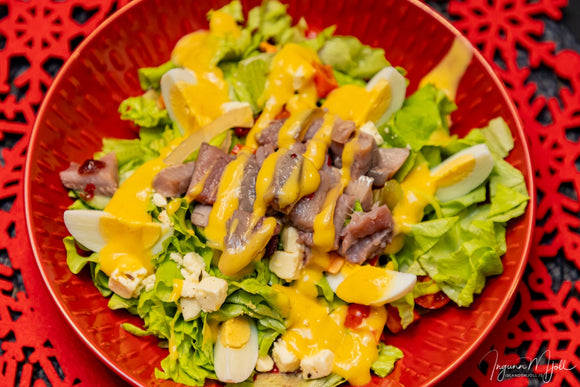 Ferskt salat með egg & síld!