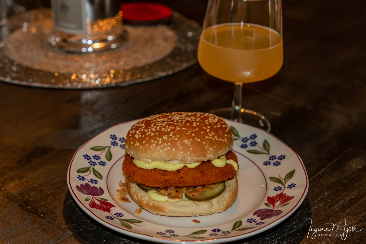 Fiskborgari með remolaði