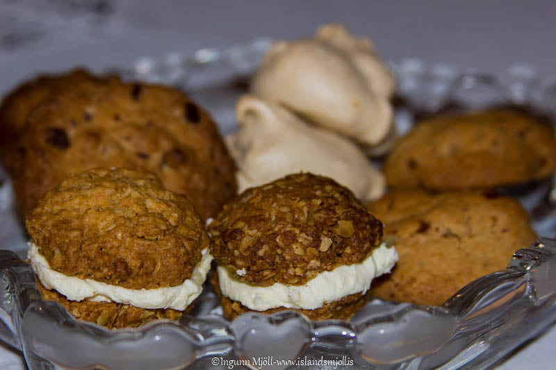 Stökkar haframjölskökur