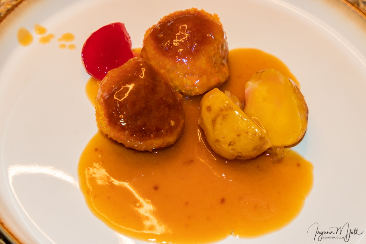 Kjötfars bollur í raspi