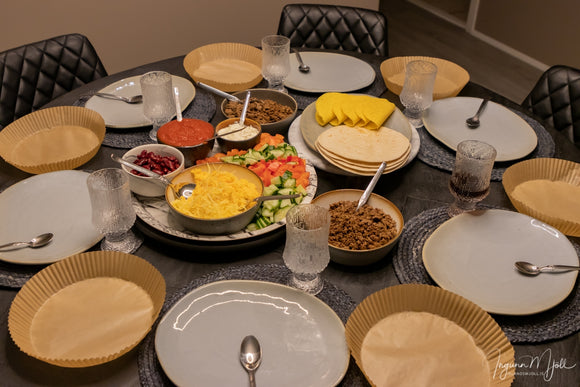 Vefju pizza og Taco skelja partý