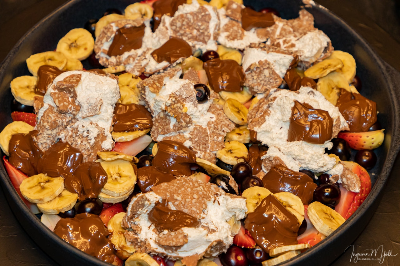 Kókosbollu eftirréttur